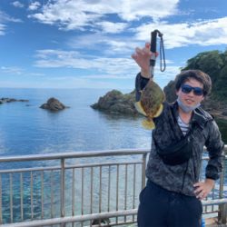 海釣り公園にて