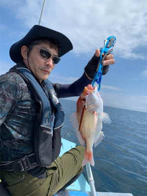 マイボートで久しぶりのアマダイ狙い！