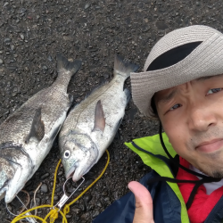 苦潮のなか、なんとか二枚