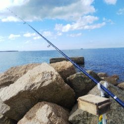 大塩海岸のキス釣り