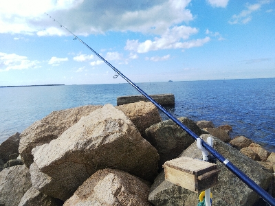 大塩海岸のキス釣り