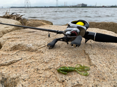 駐車場横でサクッと釣って帰る
