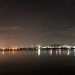 着水と同時に食ってきた！