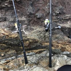 台風ウネリで苦戦