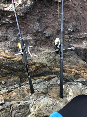 台風ウネリで苦戦