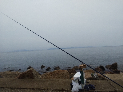 苅屋海岸のキス釣り