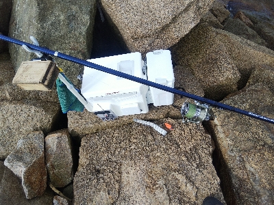 大塩海岸のキス釣り