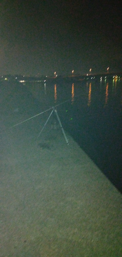 不調のアナゴ釣り