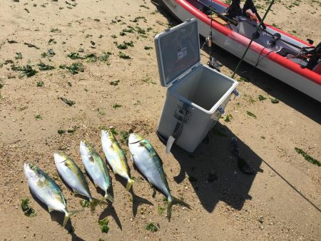 カヤックで初の獲物