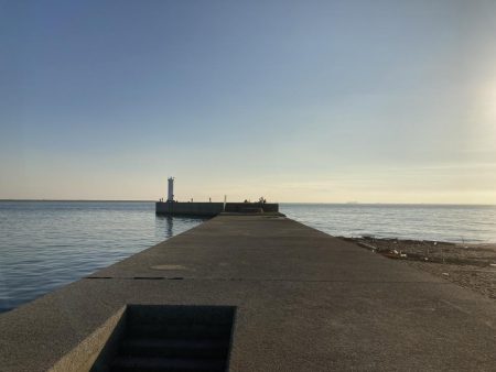 ジグサビキでアジ釣り