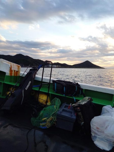 小浦一文字でシイラ釣り