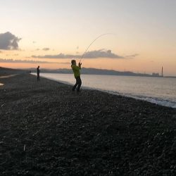 二刀流で釣る。