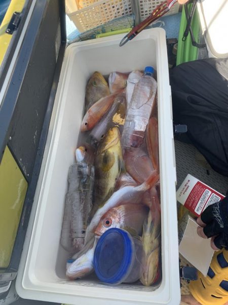 マイボートでアマダイ狙い！