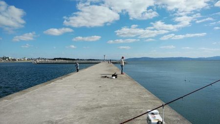 強風の東二見釣行