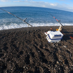 二刀流で釣る。