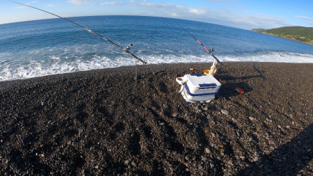 二刀流で釣る。
