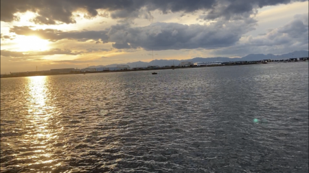 名古屋港でアナゴ釣り