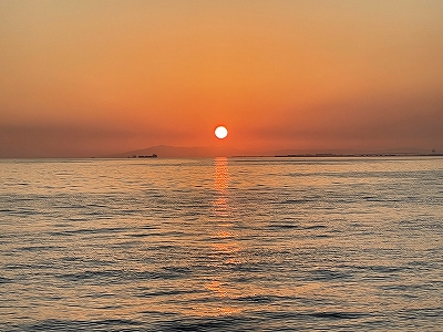 皆既月食の武庫川一文字で！