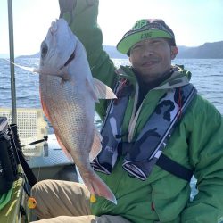 シケの合間にアマダイ狙い