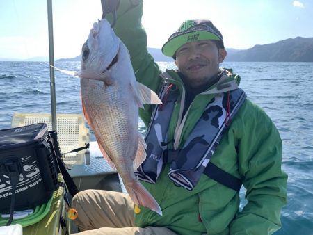 シケの合間にアマダイ狙い