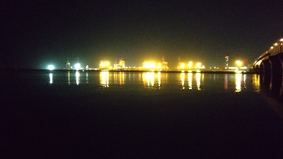 仕事帰りの寄り道アジング