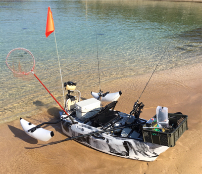 コンパクトカヤックフィッシング