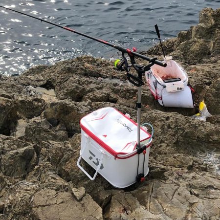 三尾の磯でフカセ釣り