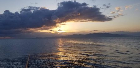 寒さに耐えながらの ランガン