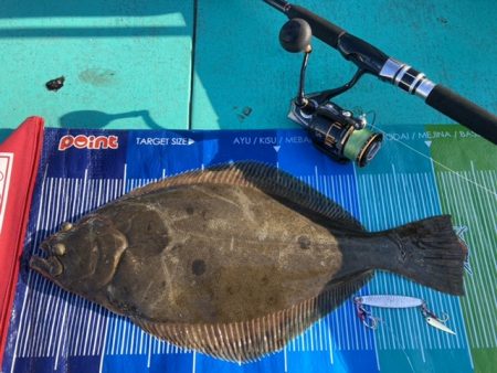 ヒラメ55センチハマチ70センチ