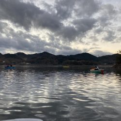 入鹿池でワカサギ釣り