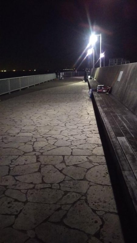 三春岸壁にてちょい投げ釣り❗️