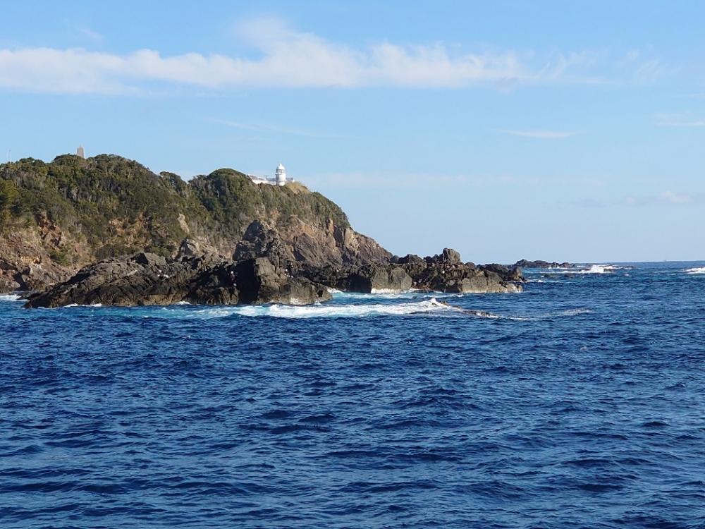 樫野でグレ釣り