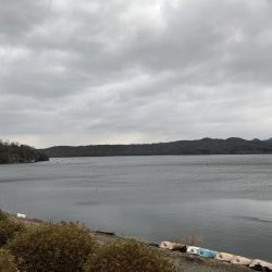 入鹿池でワカサギ釣り