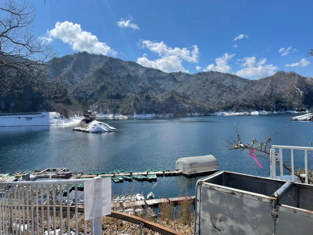 ワカサギ釣りにハマる 生野銀山湖