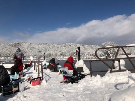 余呉湖ワカサギ釣り