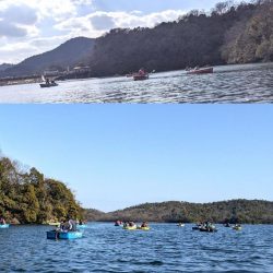愛知県入鹿池ボート ワカサギ釣り！