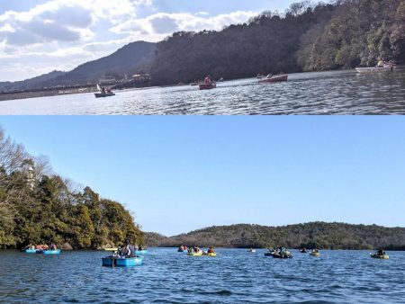 愛知県入鹿池ボート ワカサギ釣り！