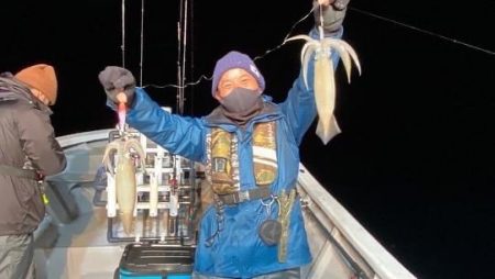 紀伊長島のイカメタルとバチコン