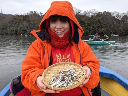 愛知県入鹿池ボート ワカサギ釣り！