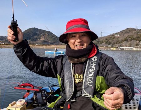 愛知県入鹿池ボート ワカサギ釣り!