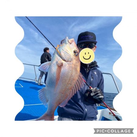 七里でタイラバで鯛ゲット