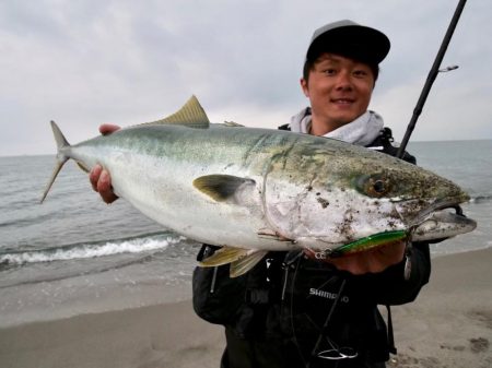 ジャックアイマキマキで鹿児島県・吹上浜にて…