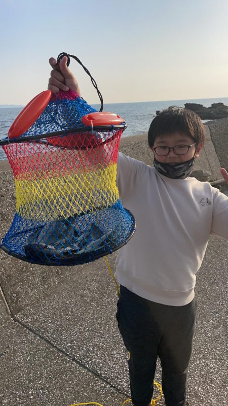 水がクリアすぎで なんとか3匹