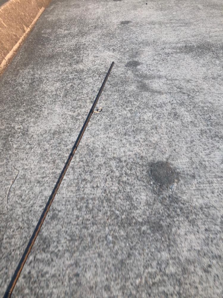 折れたシーバスロッドと引き換えに…