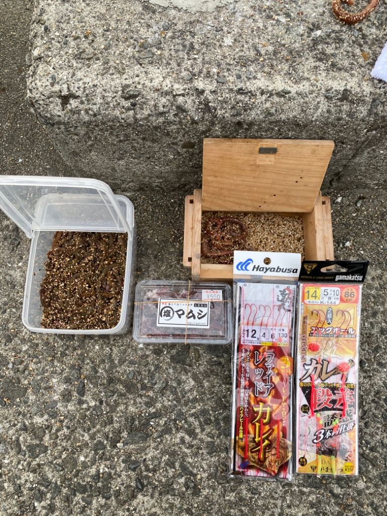 花見カレイ釣り