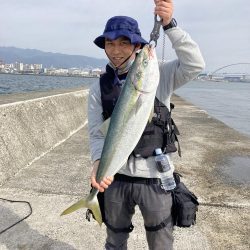 西宮でケーソン　ブリ上がりました