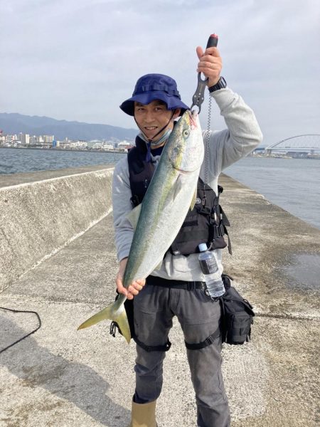西宮でケーソン　ブリ上がりました