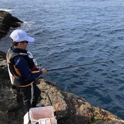 串本でグレ釣り