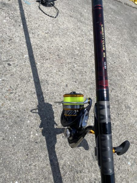 砂上げ場のサヨリ釣り