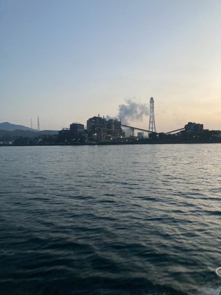 蒲生田沖で真鯛